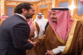 فیلمی از حضور سعد حریری در مراسم استقبال از پادشاه عربستان در ریاض