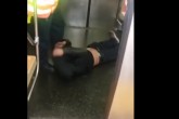 فیلم/ رفتار تحقیرآمیز مامور مترو با یک مرد