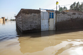 شهر "رفیع" در محاصره سیلاب