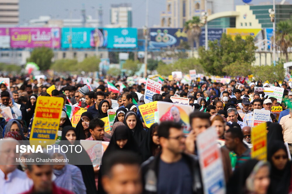 راهپیمایی ۲۲ بهمن در بندرعباس
