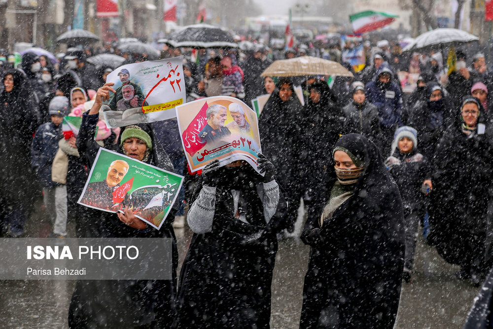 راهپیمایی 22 بهمن در اراک