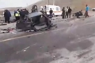 تصادف در جاده سنندج-دیواندره ۲ کشته برجای گذاشت