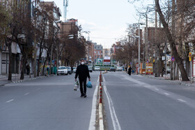 محدود سازی تردد در خیابان های مرکزی شهر ارومیه
