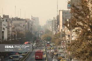 کاهش کیفیت هوا در برخی مناطق پرتردد پایتخت