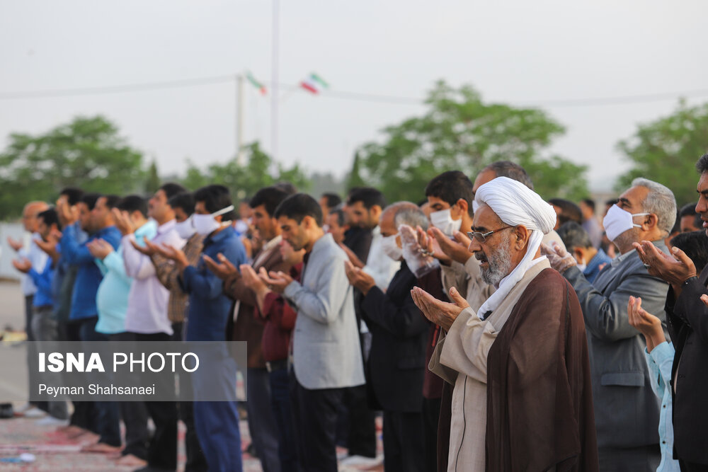 نماز عید سعید فطر در ورزنه