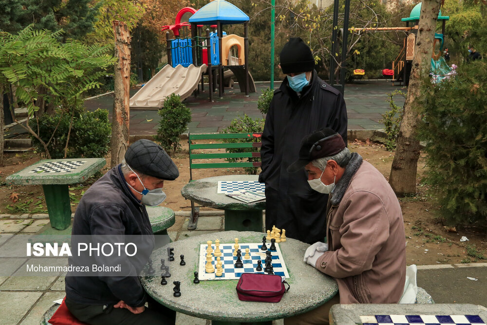 علاقه‌مندان به ورزش شطرنج  در سنین مختلف به ‍ارک بهار آزادی در فلکه دوم شهران می‌روند تا از امکانات آن استفاده کنند.