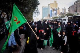 مراسم راهپیمایی جاماندگان اربعین حسینی در مشهد