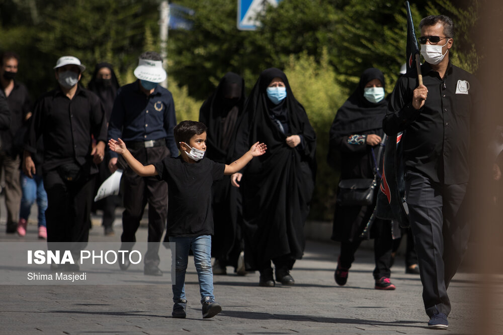 مراسم راهپیمایی جاماندگان اربعین حسینی در تهران