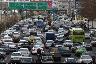 شروع بار ترافیکی در ۸ بزرگراه تهران