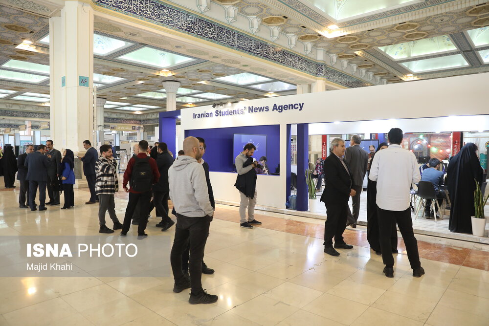 غرفه ایسنا در اولین روز نمایشگاه رسانه‌های ایران