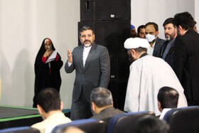 محمد مهدی اسماعیلی، وزیر فرهنگ و ارشاد اسلامی در اختتامیه نمایشگاه رسانه‌های ایران