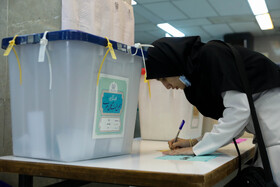 صندوق سیار اخذ رای در بیمارستان شهید صدوقی یزد