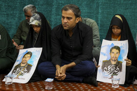 مراسم تشییع پیکر سومین شهید مدافع حرم هرمزگان