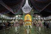 در دهه کرامت حرم امام رضا(ع) آذین بندی شد