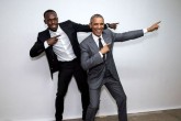 تصاویر/لحظات خنده دار از اوباما در دوران ریاست جمهوری