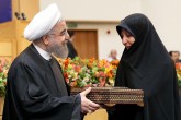 تصاویر / تقدیر روحانی از فاطمه هاشمی