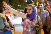 تصاویر/ گزارش رویترز از جشن پیروزی در تهران