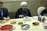 امروز به روایت تصویر// ضیافت صمیمی با روحانی، بانوان نینجوتسوکار، وقت افطار و...