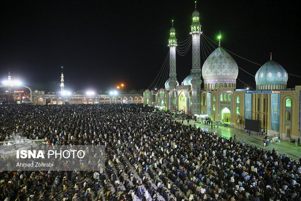 جشن نیمه شعبان در مسجد جمکران