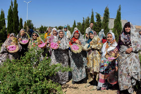 آیین گل غلتان نوزادان در امیریه دامغان