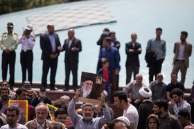 راهپیمایی نمازگزاران نماز جمعه در واکنش به خروج آمریکا از برجام