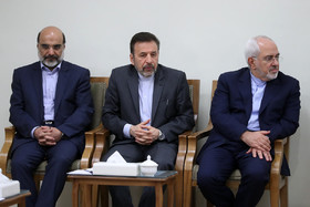 دیدار رئیس‌جمهور و اعضای هیئت دولت با مقام معظم رهبری