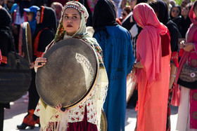 کارنوال دف نوازی در سنندج