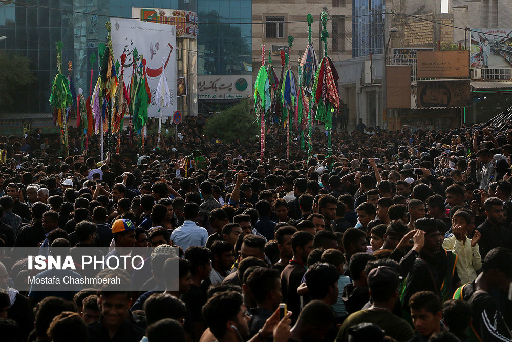 محرم ۱۴۴۰؛‌ آیین سنتی «عَلَم پیغمبر» -شهرستان میناب در استان هرمزگان