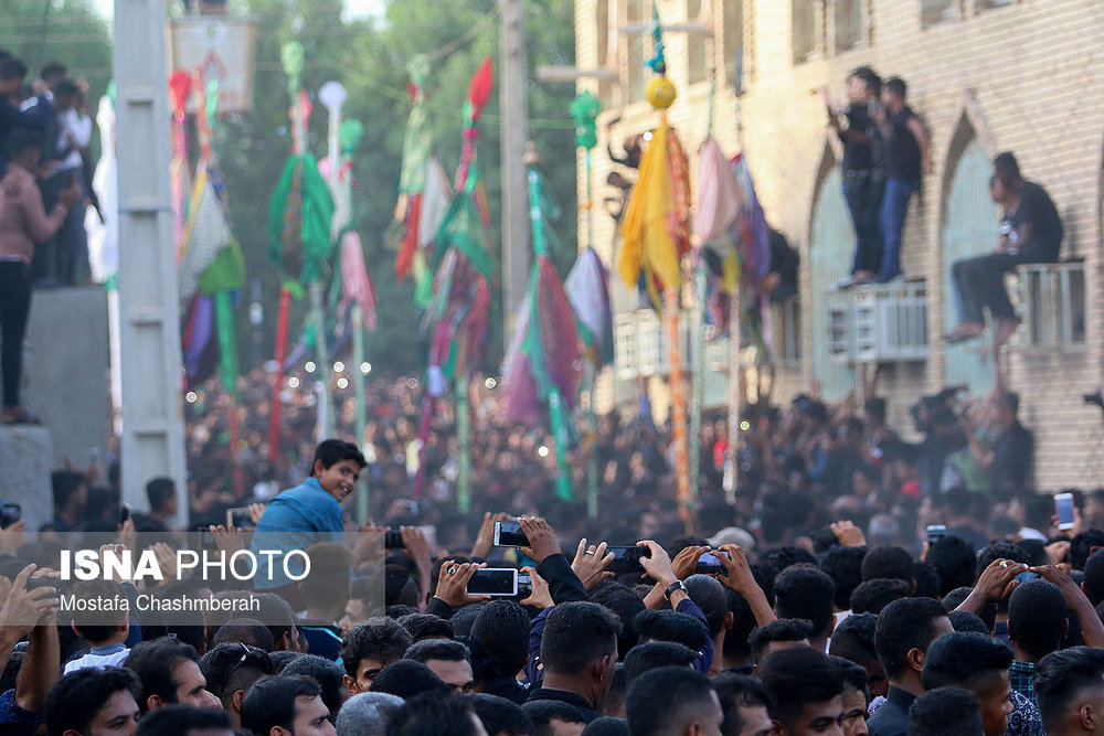 محرم ۱۴۴۰؛‌ آیین سنتی «عَلَم پیغمبر» -شهرستان میناب در استان هرمزگان