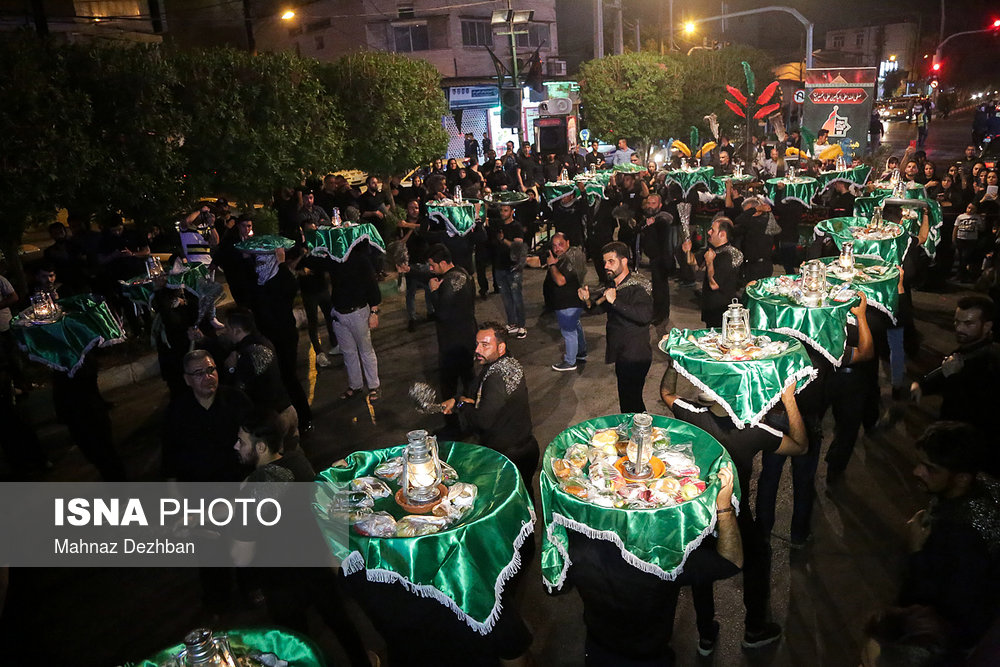 مراسم سنتی سینی گردان حضرت قاسم (ع)