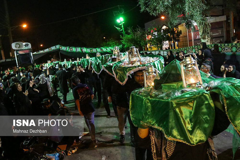 مراسم سنتی سینی گردان حضرت قاسم (ع)