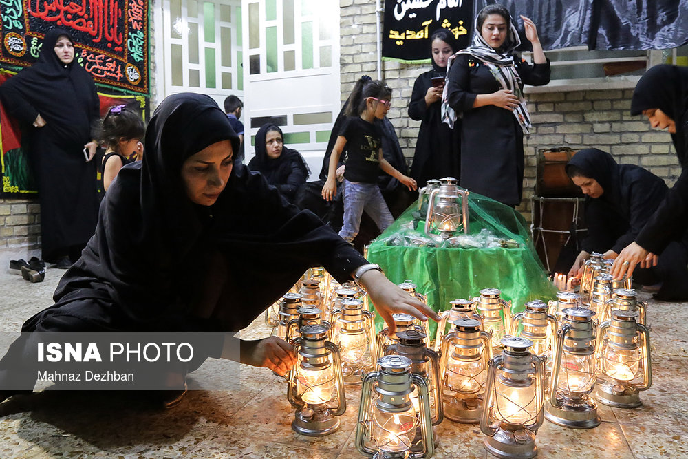 مراسم سنتی سینی گردان حضرت قاسم (ع)