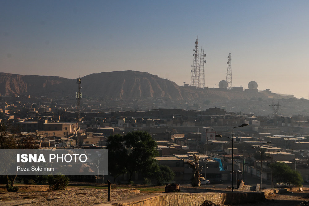 دود هورالعظیم در آسمان اهواز