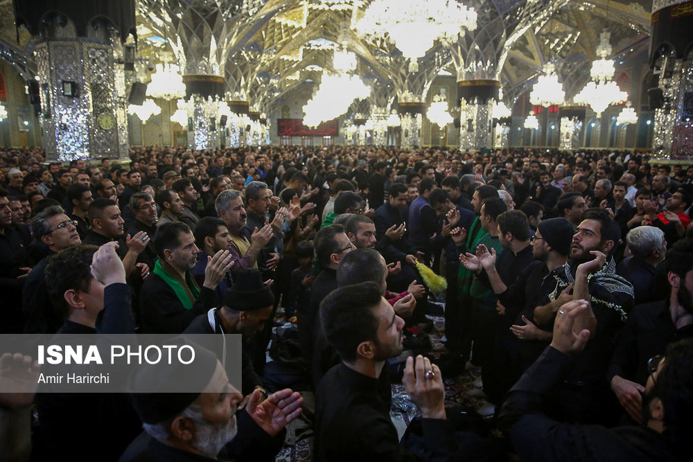 عزاداری روز اربعین در حرم امام رضا (ع)