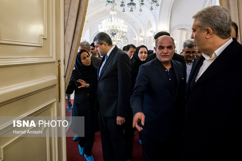 بازدید زوراب پولولیکا شویلی دبیرکل سازمان جهانی جهانگردی از کاخ گلستان