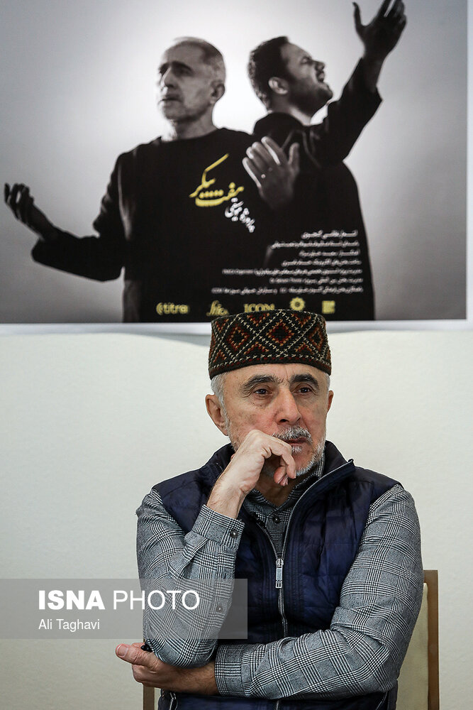 حضور عالیم قاسم‌اف در نشست خبری پروژه موسیقایی هفت پیکر