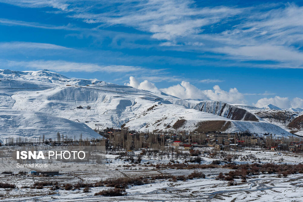 منظره‌های زمستانی جاده طالقان‎