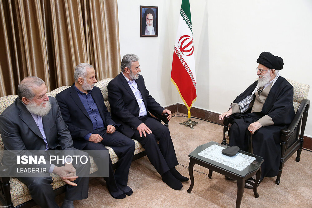 دیدار دبیرکل جنبش جهاد اسلامی فلسطین با مقام معظم رهبری