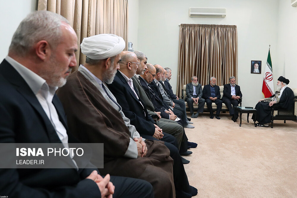 دیدار دبیرکل جنبش جهاد اسلامی فلسطین با مقام معظم رهبری