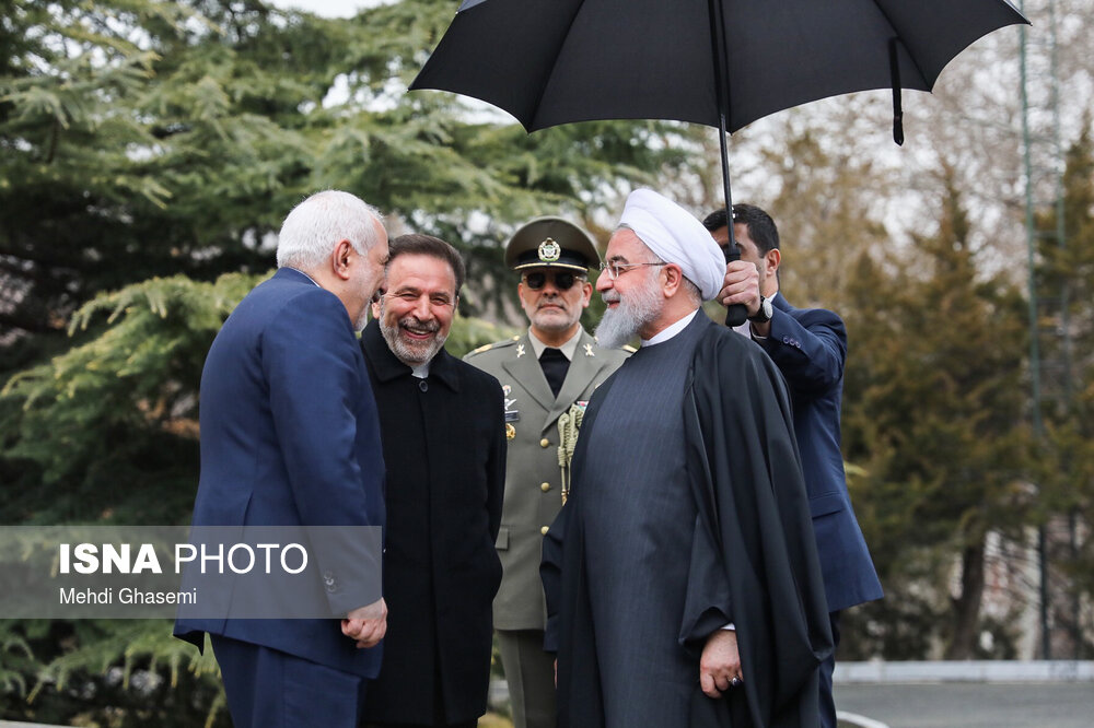 مراسم استقبال رسمی روحانی از نخست وزیر ارمنستان