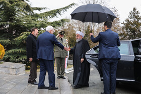 مراسم استقبال رسمی روحانی از نخست وزیر ارمنستان