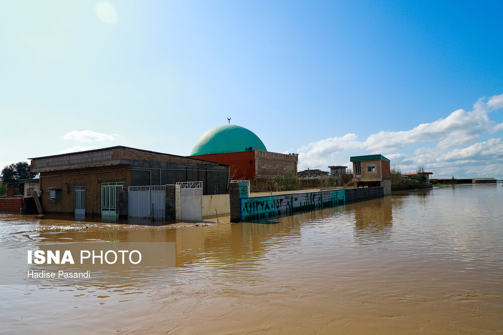 سیل در «آق‌قلا»