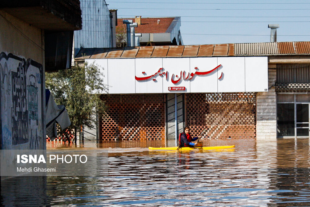 سیل در «آق‌قلا»