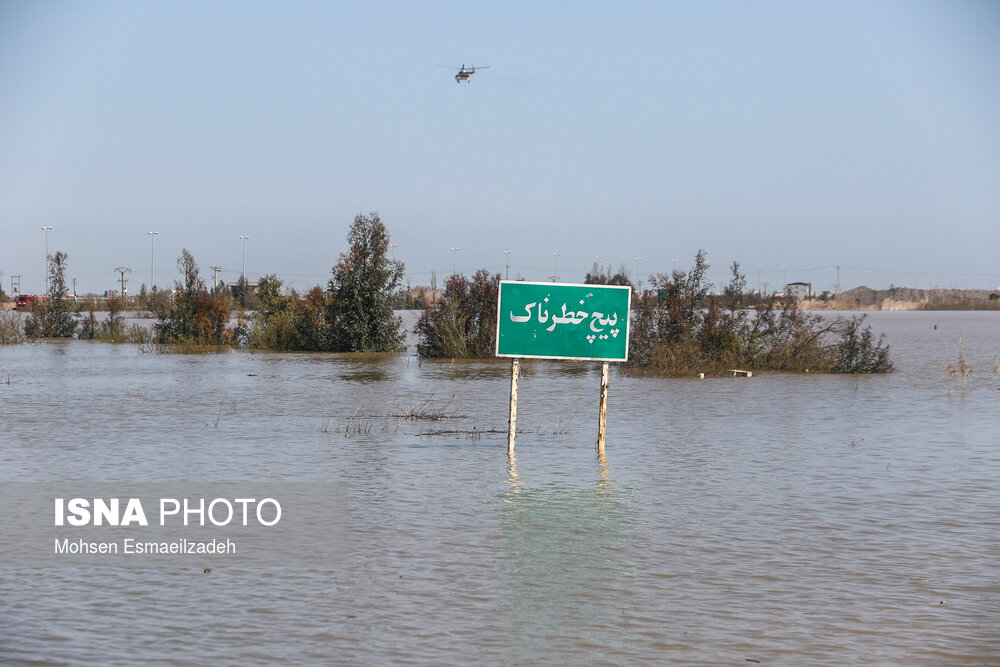 سیل در «آق‌قلا»