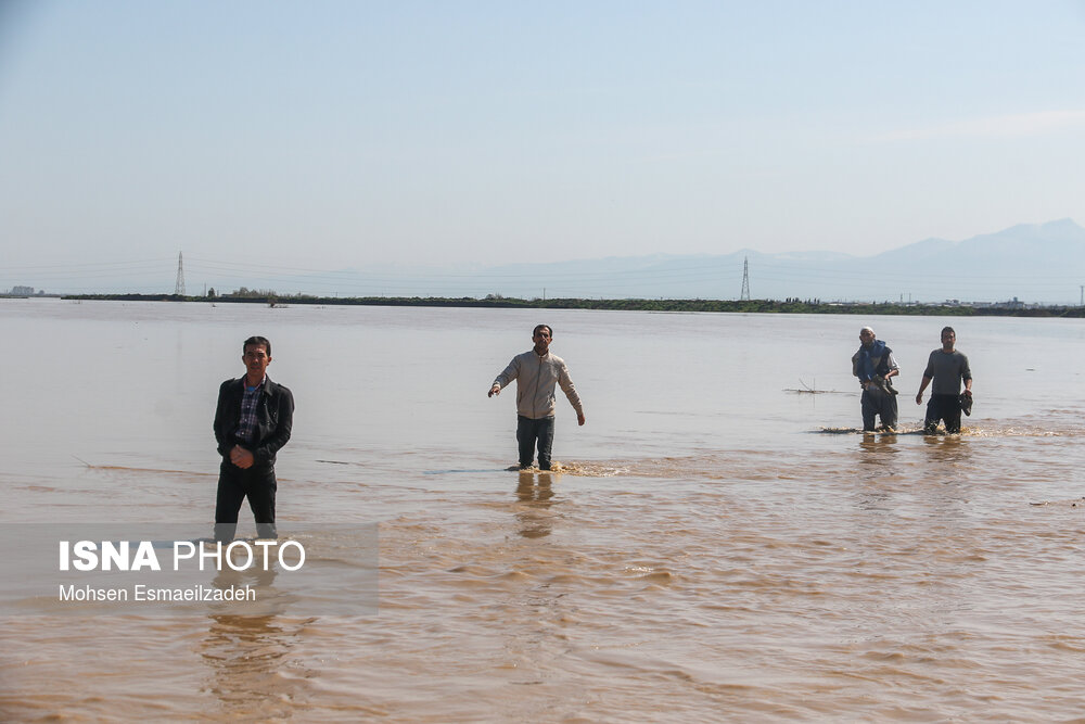 سیل در «آق‌قلا»