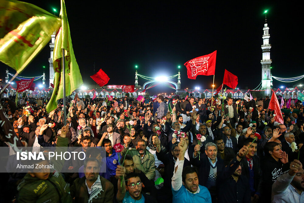 شب نیمه شعبان در مسجد مقدس جمکران