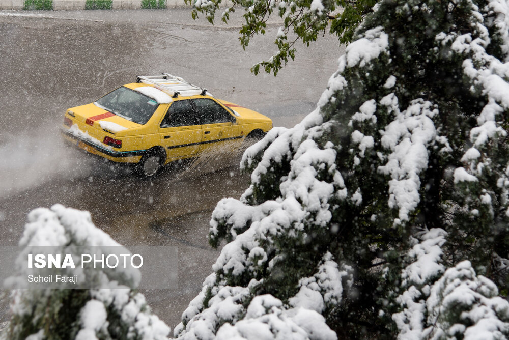 بارش برف در آذربایجان غربی