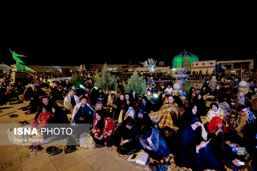 لیالی قدر، شب بیست و یکم ماه مبارک رمضان در باغ موزه دفاع مقدس همدان