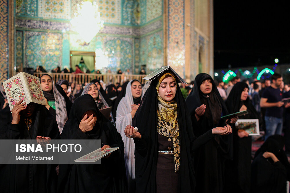 لیالی قدر، شب بیست و یکم ماه مبارک رمضان در امامزاده حسین (ع) قزوین