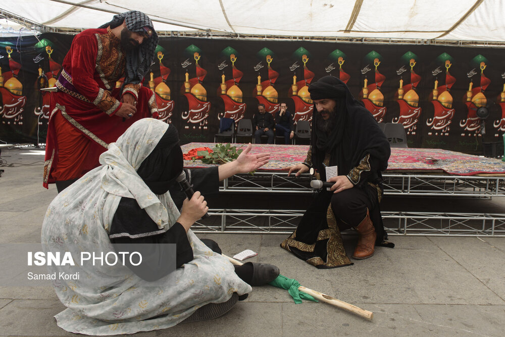 تعزیه متوکل عباسی در سبزه میدان بازار تهران